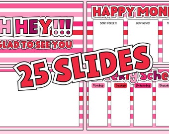 Valentines Day PowerPoint Google Slides Template for Teachers and Presentations 2024
