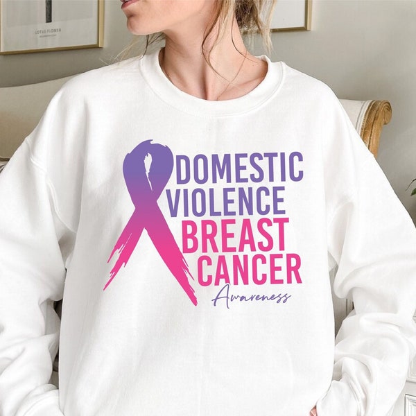 Domestic Violence And Breast Cancer svg Awareness Month , Domestic Violence Awareness Svg Png, Domestic Abuse Svg Cricut File Sublimation