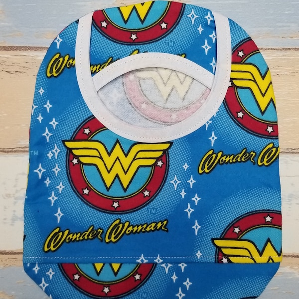 Flannel Wonder Woman Ostomy/Colostomy/Ileostomy Pouch and Bag Cover, Ostomy Bag Cover