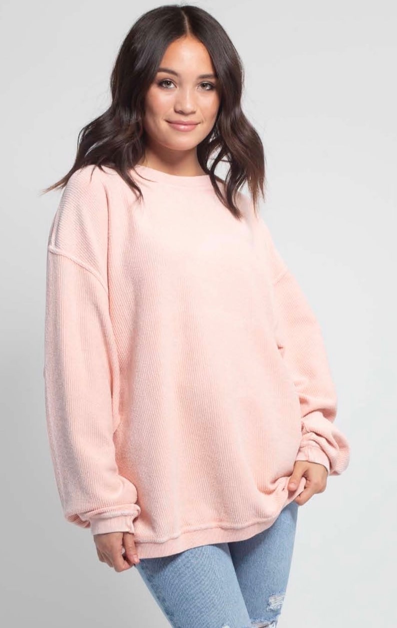 Corded crew neck Clearance