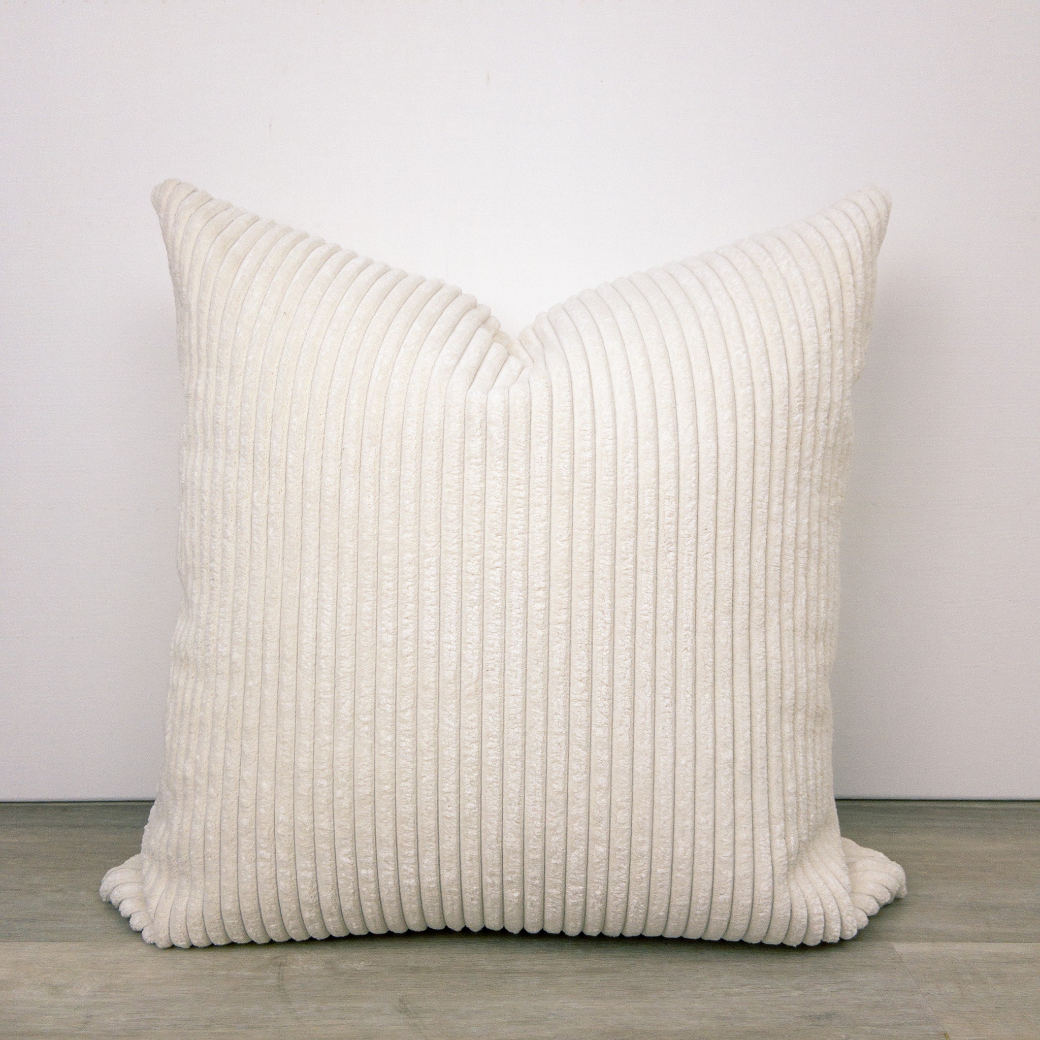 Cream Velvet Pillow Cover Ribbed Velvet Pillow Ivory Etsy