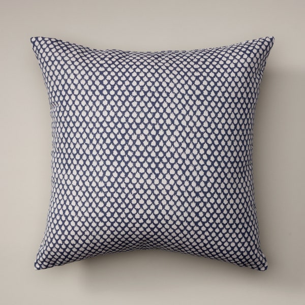 Navy Pillow Etsy