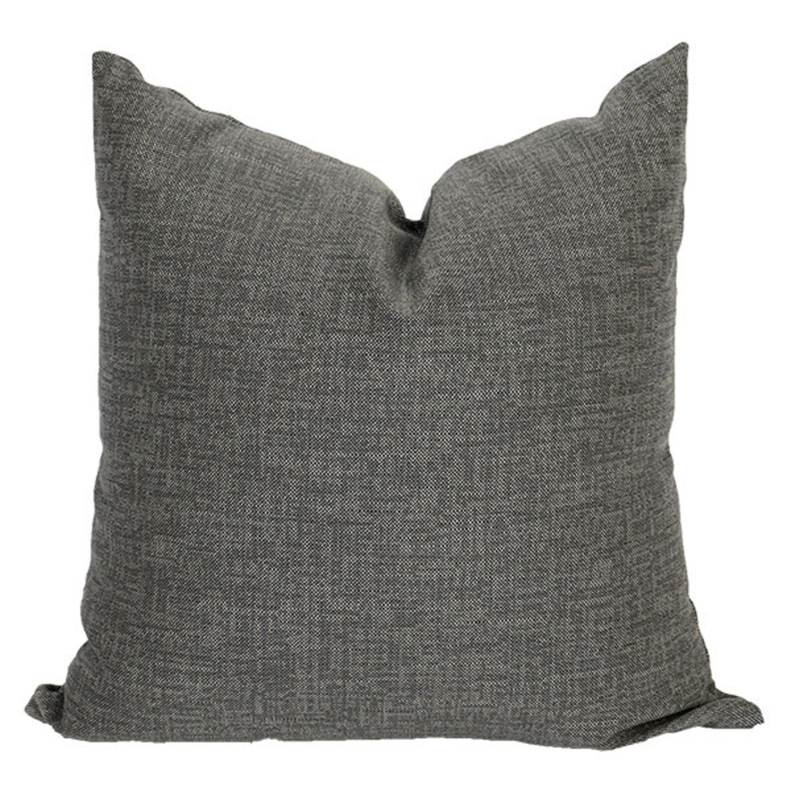 Charcoal Throw Pillow Cover Neutral Pillow Cover Etsy