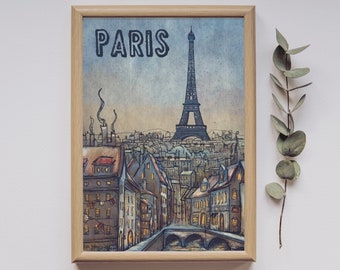 Vintage Paris Poster