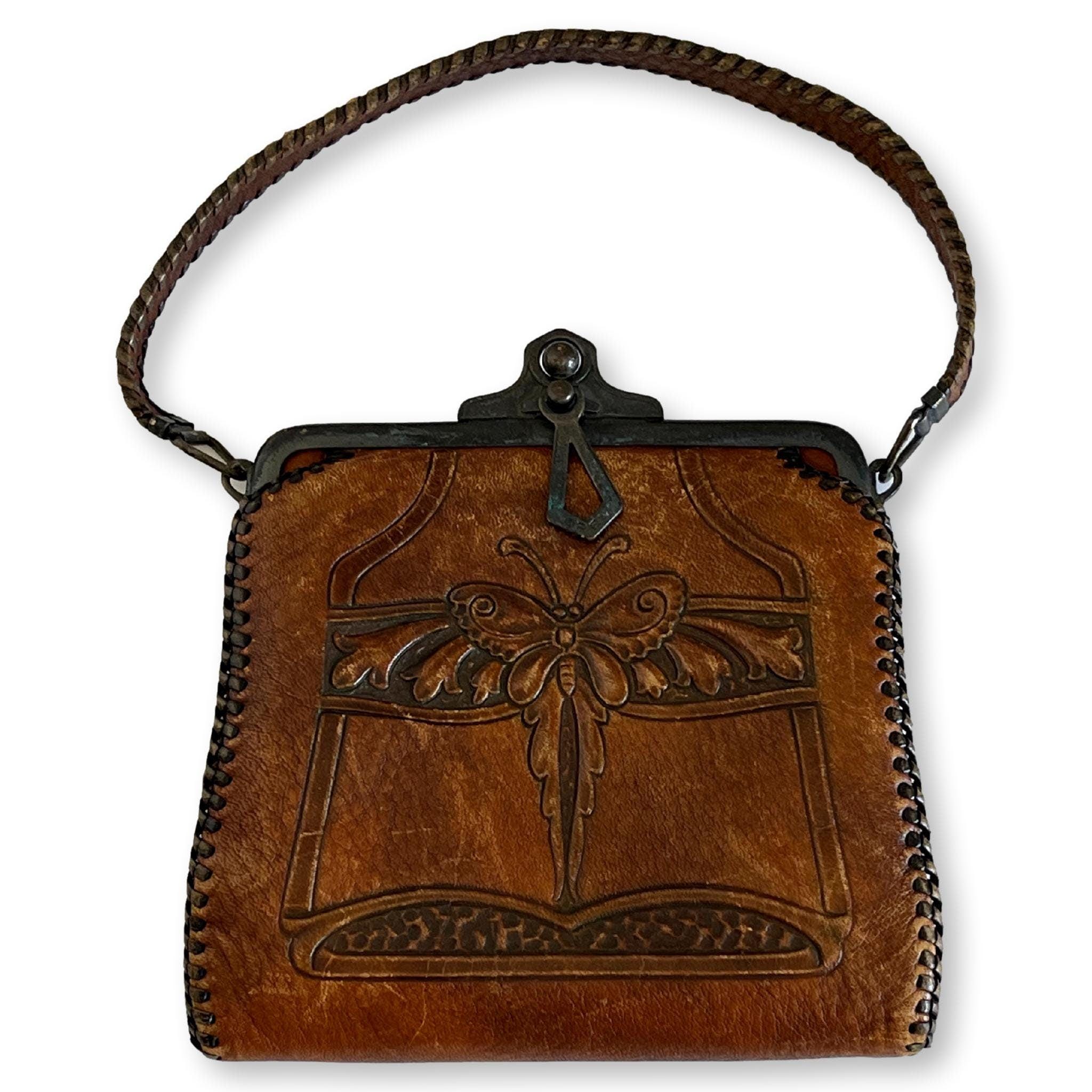 小物入れ ART DECO vintage WFace 1920s Bosca Nelson Art Deco Small Handbag - Etsy