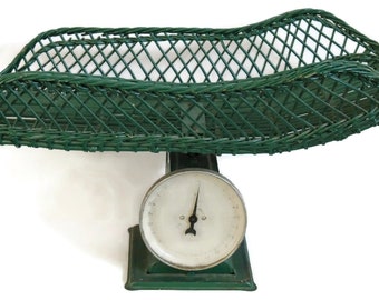 Vintage Wicker Pediatrician Baby Scale - Etsy