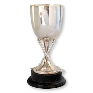 Vintage Englischer Silver-Plate Golf Trophy