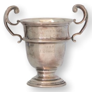 1963 English Silver-Plate Golf Trophy