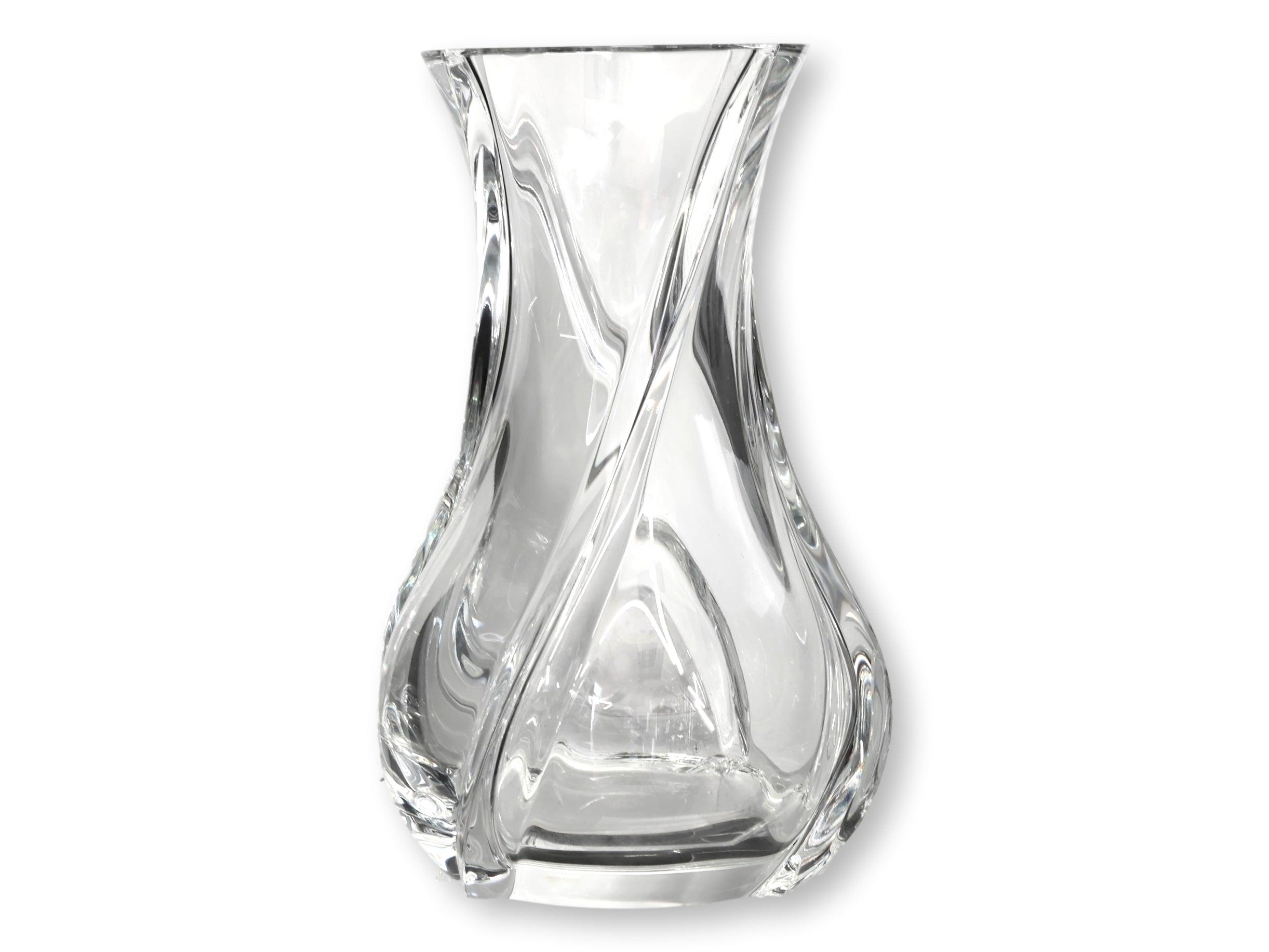 Midcentury Baccarat Serpentine Crystal 10.5