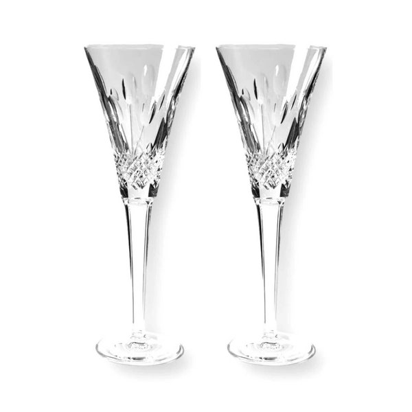 Waterford Crystal "Celebration" Flutes, "Joy" Pattern