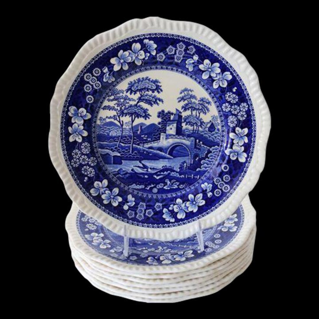 Spode Copeland Tower 大皿 ヴィンテージ Copeland Spode Tower Dinner Plates, Set of 8 - Etsy Australia