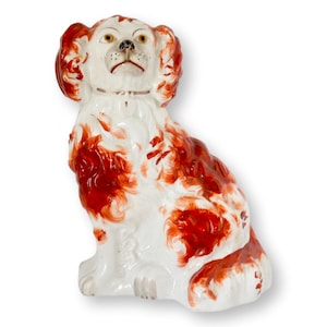 Antique English Staffordshire Spaniel / Dog