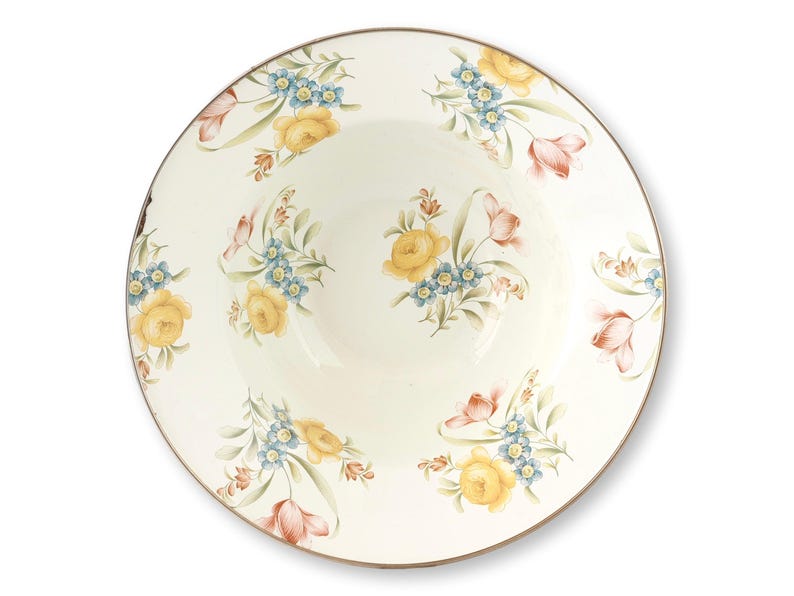 Camp MacKenzie-Childs Enamel Serving Bowl