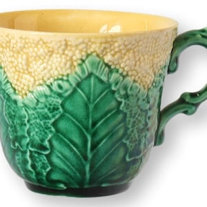 Antique Wedgwood Majolica Sunflower Cup