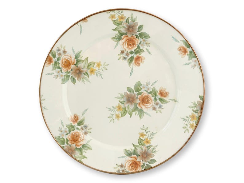 Set of 4 MacKenzie-Childs 12 Inch Dinner Plates or Chargers