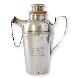 1936 Art Deco Cocktail Shaker LGBTQ Wedding Gift