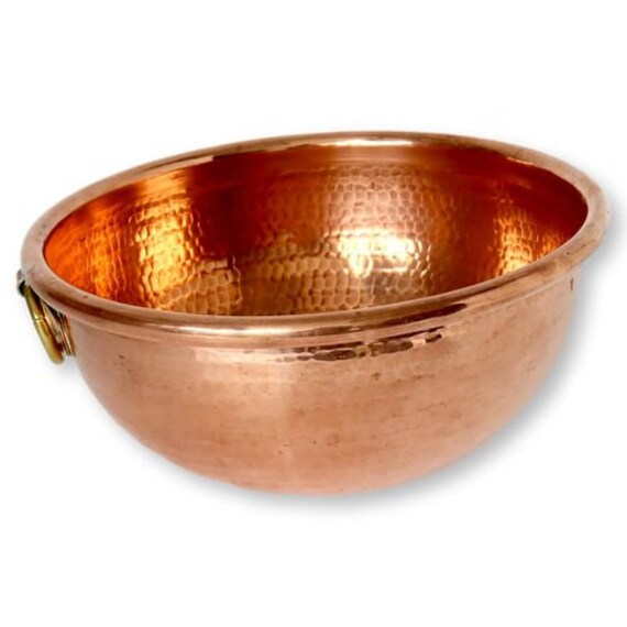 Antique Handmade Copper Candy Kettle Etsy