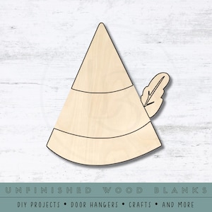 Buddy The Elf Hat Shape | Multiple Sizes | Laser Cut Shapes | Unfinished Wood Blanks | Craft Supplies | Wood Cutouts | Elf Theme