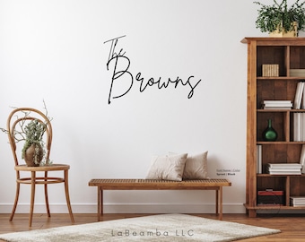 Custom Last Name Sign | Personalized Family Name Words | Wedding Backdrop Sign | Custom Wooden Sign