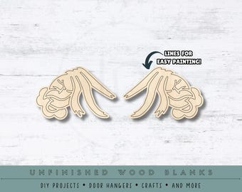 Grinch Hands 2 | Multiple Sizes | Laser Cut Shapes | Unfinished Wood Blanks | Craft Supplies | Wood Cutouts | Holiday Decor | Grinch Theme