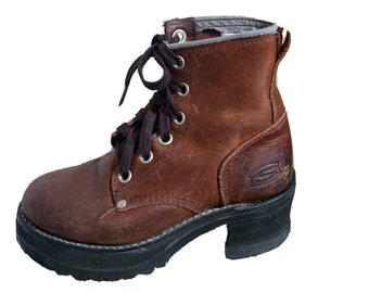 skechers platform boots