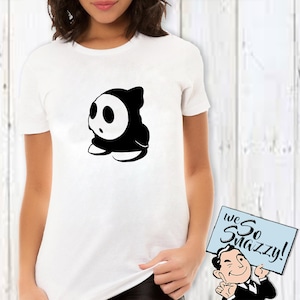 Shy Guy, Shy Guy T-Shirt, Mario T-shirt, Fun Tee&#39;s,Retro Gaming T-shirt,Graphic T-Shirt, Gift for him, Gift for her, Christmas Gift