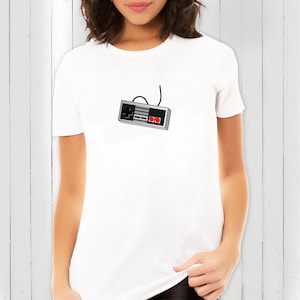 GamerT-Shirt,Retro Gaming T-shirt, Nintendo Controller Cute Tees, Retro Game Shirt, Classic Nintendo, Perfect Gift