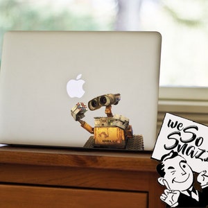 Wall-E, WallE Vinyl Decal, Wall-E Sticker, Rubik&#39;s Cube, Stickers, Decals,  Perfect for Laptops and MacBooks, Christmas Gift