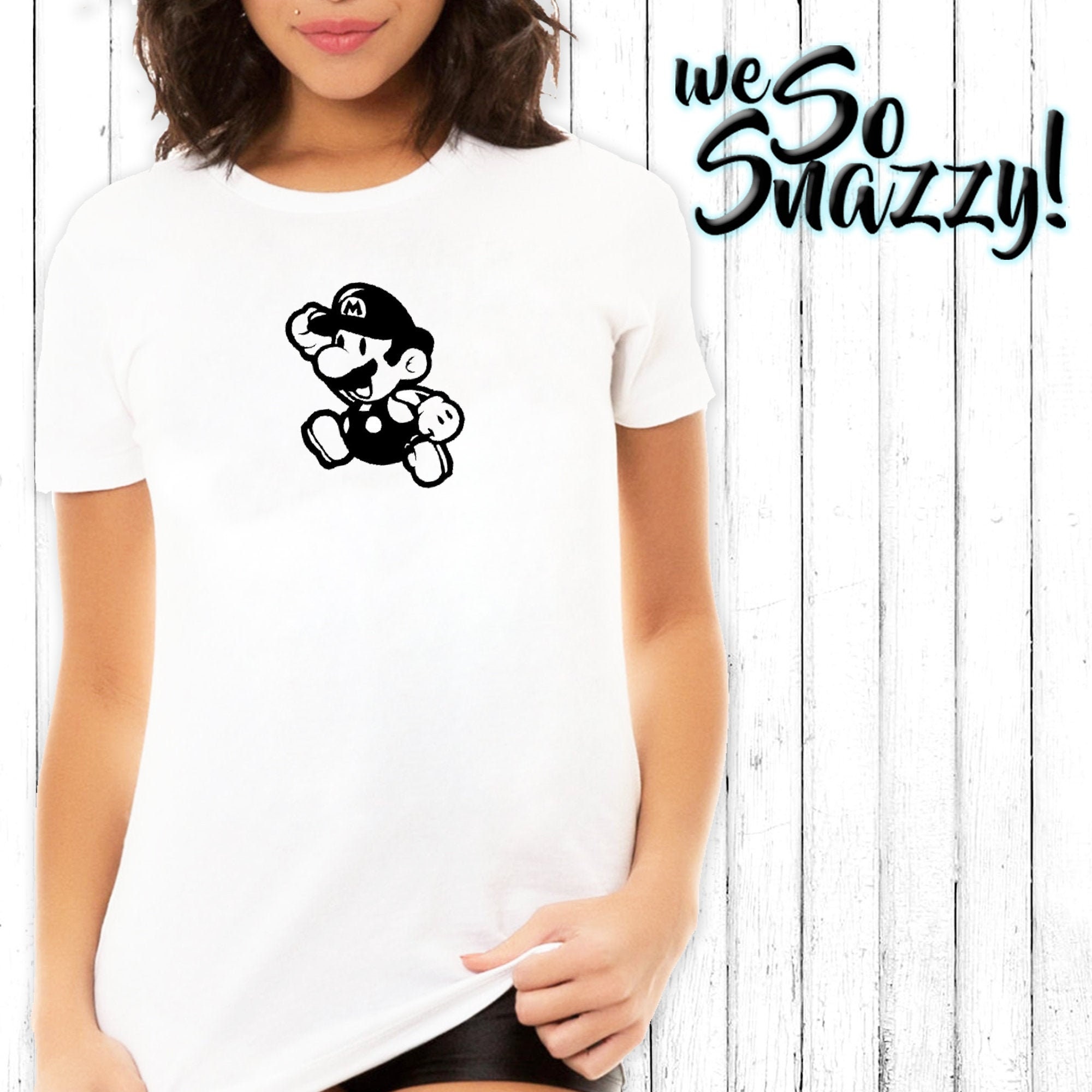 Super MarioT-Shirt, Mario Bros, camiseta gráfica, camisetas lindas