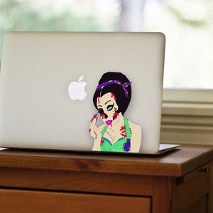 Zombie, Pinup Girl, Pin up model, Pinup Girl Decal, Sticker, Pin up Girl, Cute, Monster, Perfect for Laptops and MacBooks,Valentine Gift