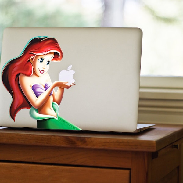 Little Mermaid Sticker, Little Mermaid Vinyl Decal, Perfect for Laptops and MacBooks