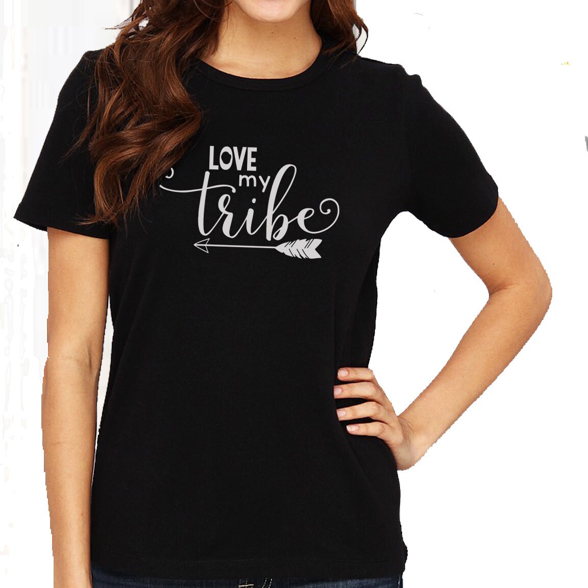 Love Tribe, Mothers Day, Graphic T-shirt,Cute Tees, Love my tribe, Gift for her
