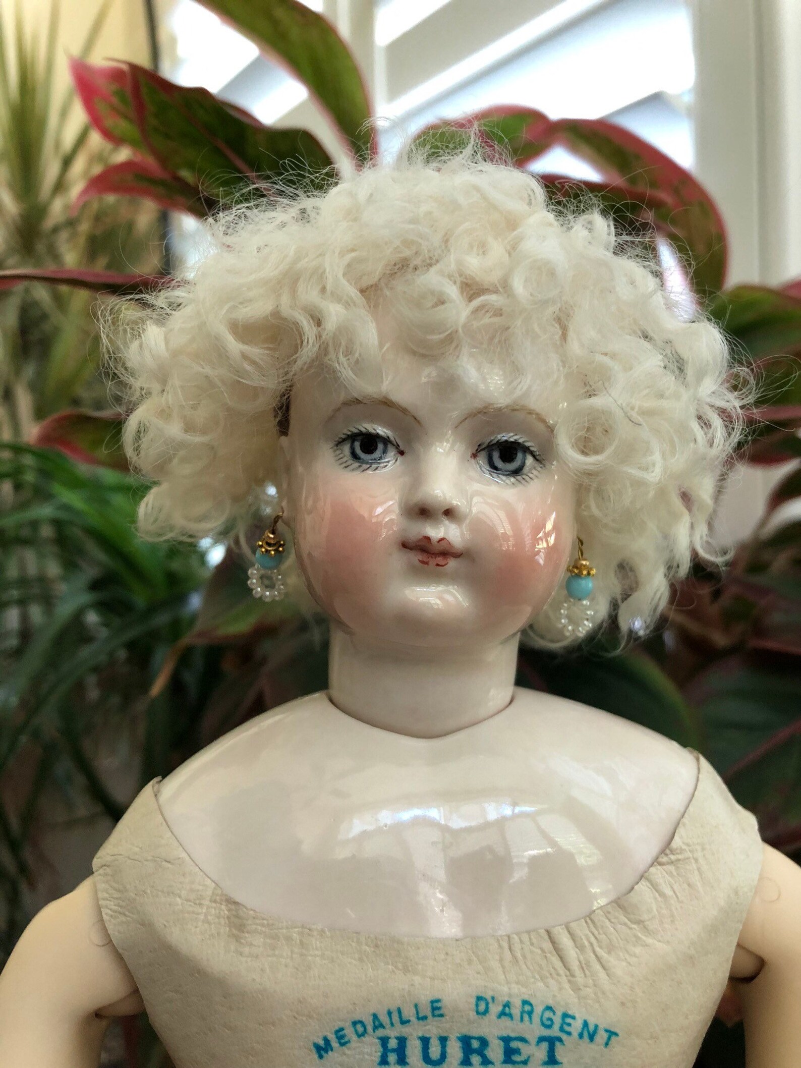 Antique Reproduction Glazed China Huret Doll by Ann Ghist Etsy