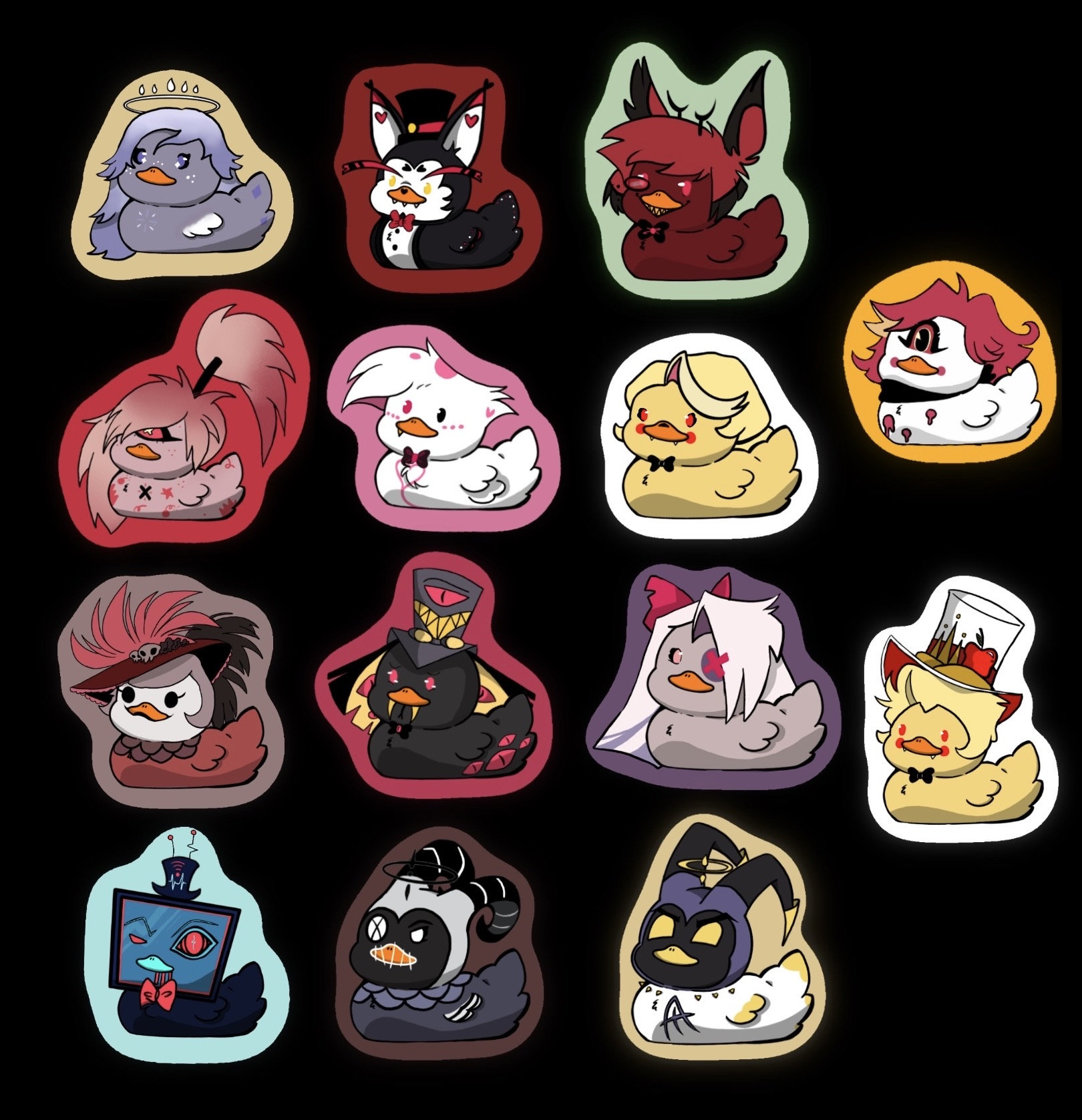 Hazbin hotel ducks - Etsy 日本