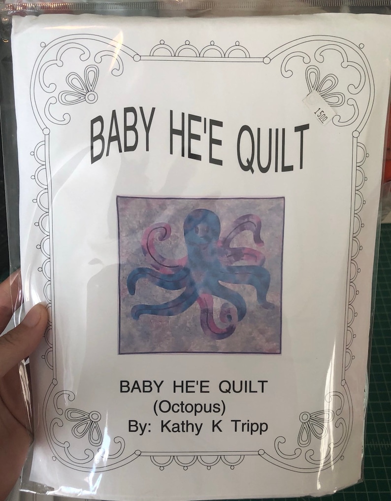 Baby He/'e octopus quilt by Kathy Tripp pattern and instructions
