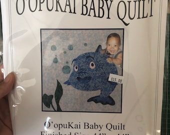 O'opukai baby quilt by Kathy Tripp pattern and instructions