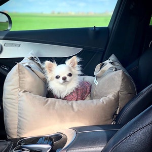 Dog Car Seat 3 in 1 Comfy BEIGE