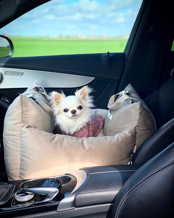 Silla de coche para perros 3 en 1 cómodo BEIGE -  España