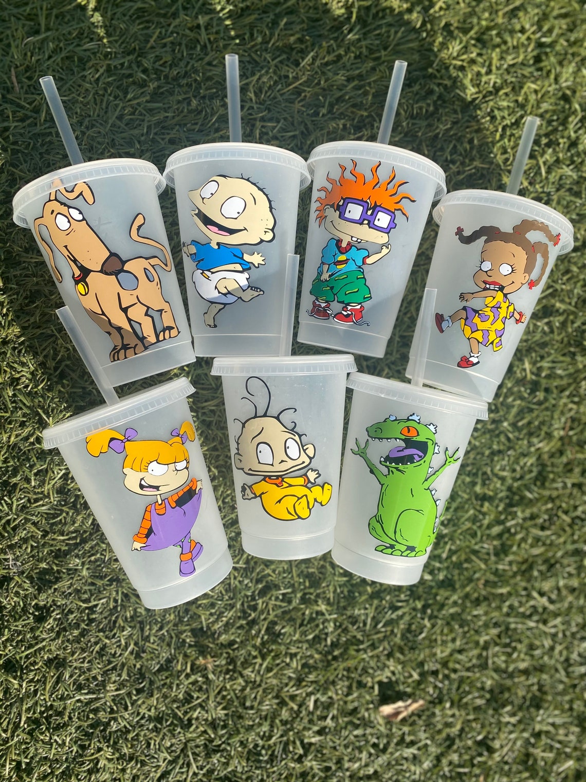 Rugrats Kid Cups 90s Rugrats Cups Rugrats Custom Kids Etsy