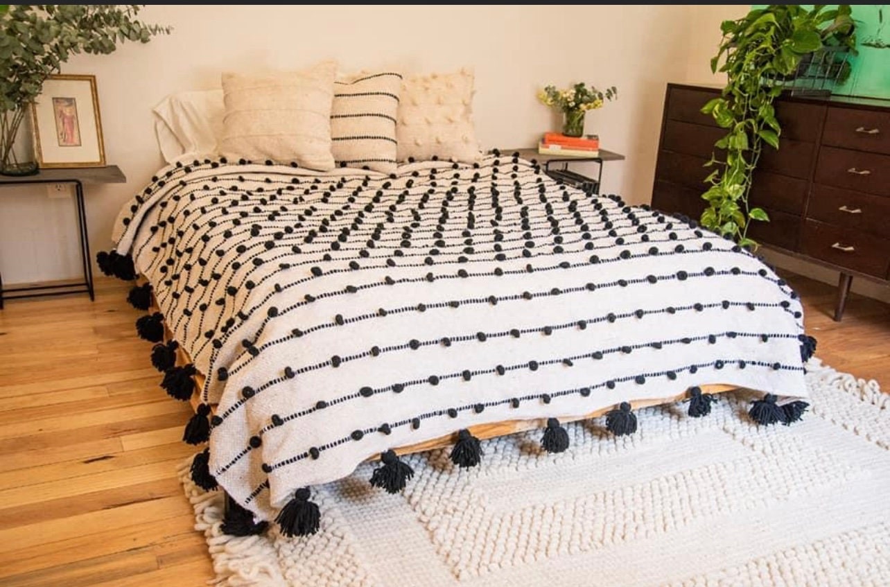 Wool Bedspread Etsy Singapore