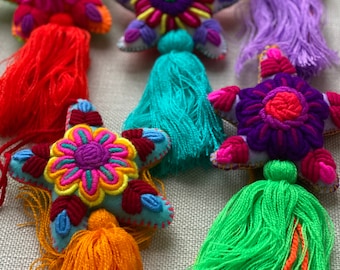 Mexican embroidered ornament , Christmas gift,Keychain