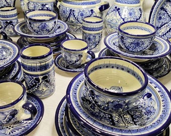 メキシコ タラベラ焼 ウリアルテ ボウル　器 メキシコ タラベラ焼き 大皿1 メキシコ タラベラ焼 ウリアルテ ボウル