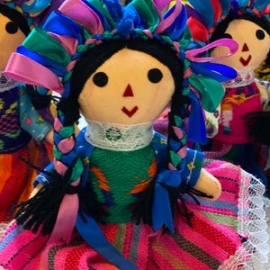 Tradicional Mexican doll ornament, decor, morhers day  gift, lele doll