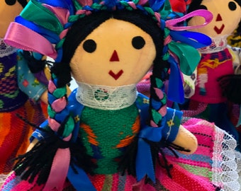 本物のアメアルコ・レレ人形 – 手作りのメキシコのラグドール（14