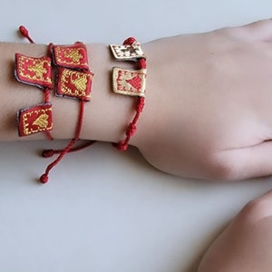 Adjustable bracelet / Scapular, Rosary