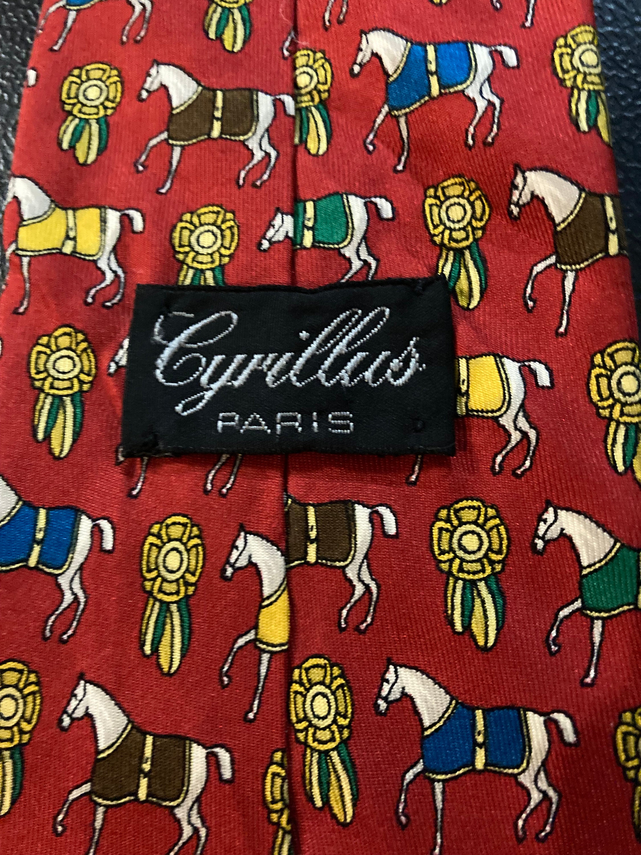 Cravate Homme CYRILLUS En Soie - Fabriquée En Italie - Motif Pois Bleu - Réf F70084