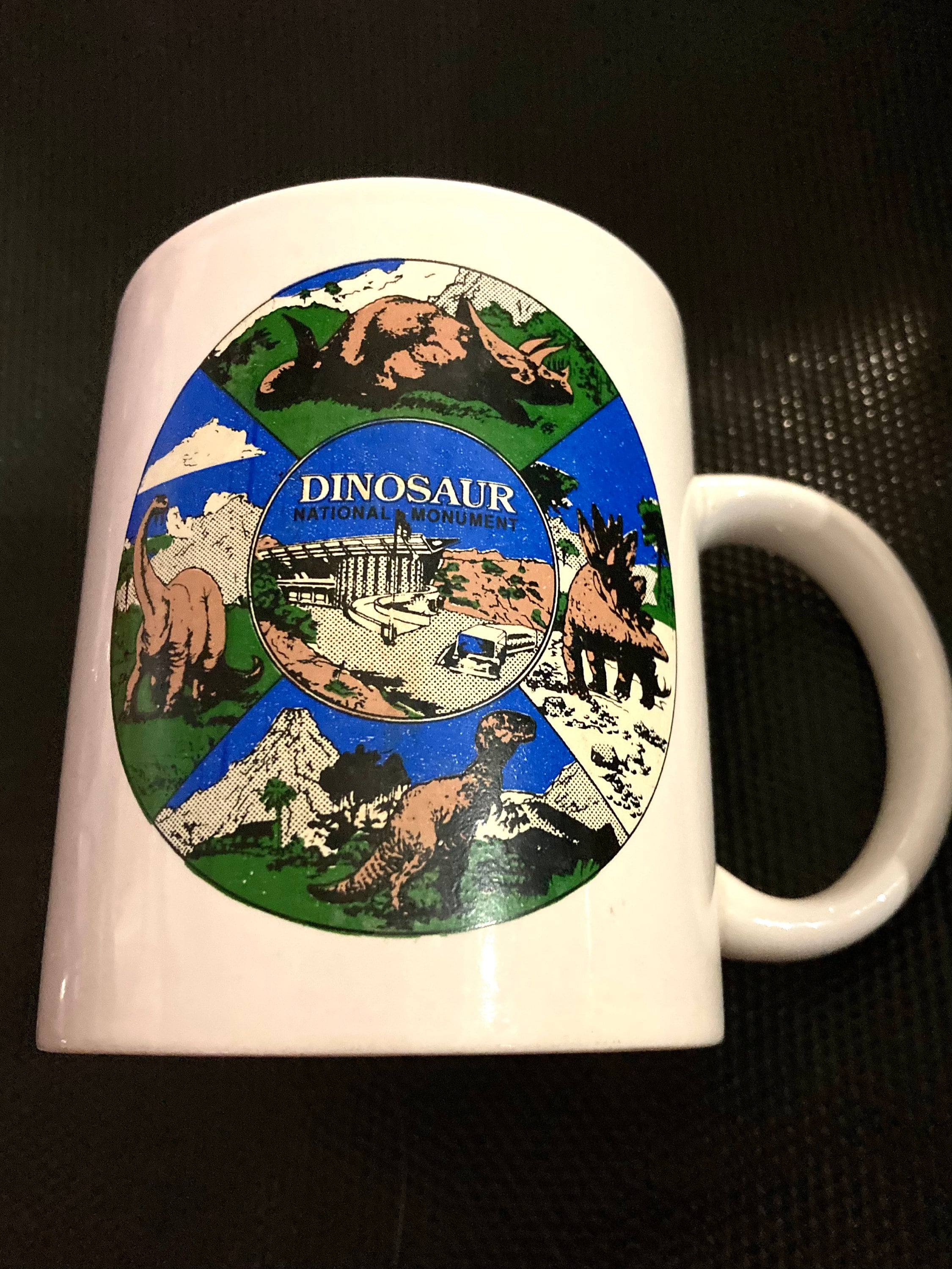 Dinosaur National Monument Mug, Dinosaurs From Jurassic Period on