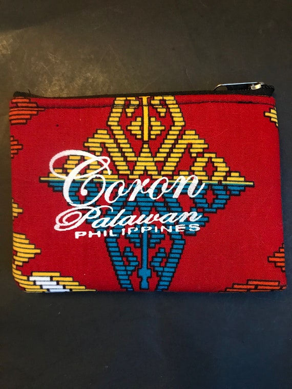 Vintage Philippines Coin Purse, Coron Palawan Phil