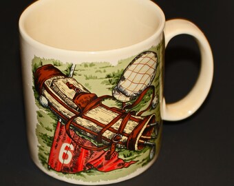 Vintage Russ Classic Golf Coffee Cup, Golfer’s Mug