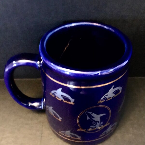 Wide Bottom Coffee Mug Vintage Etsy